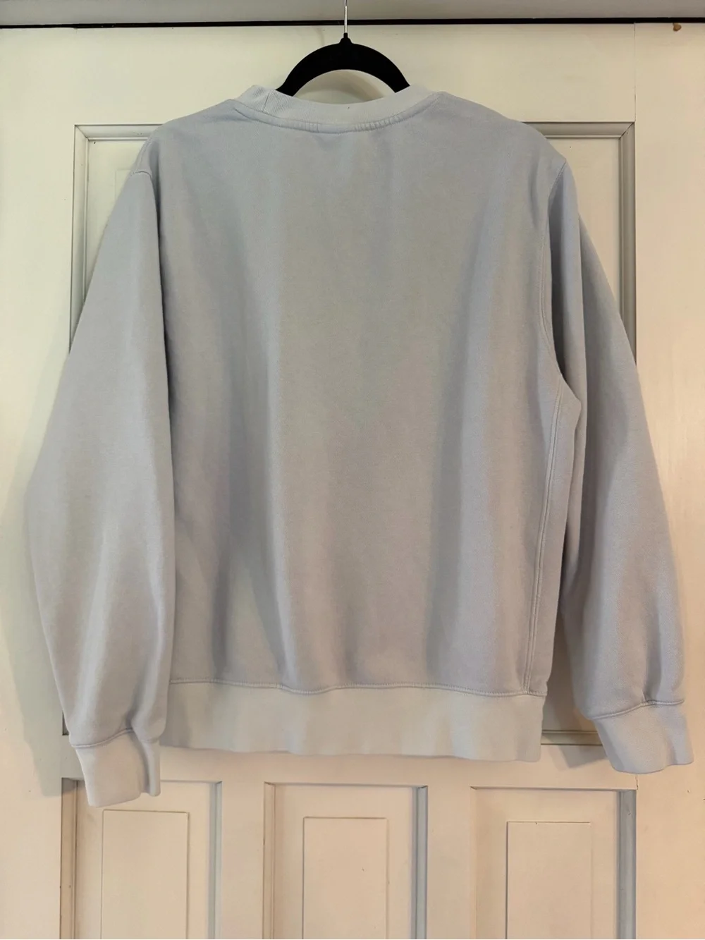 Nike Pale Blue Crewneck Sweatshirt with White Swoosh